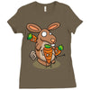 carrot party Ladies Fitted T-Shirt
