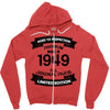 Premium Vintage 1949 Zipper Hoodie