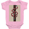 Gucci Pattern and Snake Baby Bodysuit