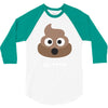 cute poo 3/4 Sleeve Shirt