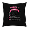 umpire's wife Throw Pillow