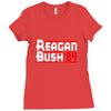 reagan bush '84 Ladies Fitted T-Shirt