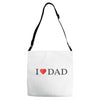 I LOVE YOU DAD Adjustable Strap Totes