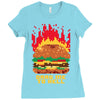 burger fever Ladies Fitted T-Shirt