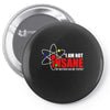 new i'm not insane Pin-back button