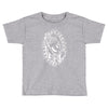 praying hands cross mary rock band baseball jersey Toddler T-shirt