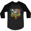 candy skull 3/4 Sleeve Shirt