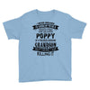 Super Cool Poppy Of A Freaking Awesome Grandson Youth Tee