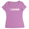 boss new Women's Triblend Scoop T-shirt