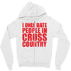 i only date people Zipper Hoodie