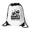 Women's March Protest Drawstring Bags