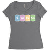 Sarcasm Elements Women's Triblend Scoop T-shirt