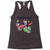 lion mouth hands Racerback Tank