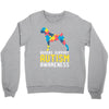 boxers support autism awareness Crewneck Sweatshirt