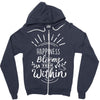 Happiness Zipper Hoodie