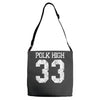 polk high Adjustable Strap Totes