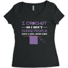 i crochet so i don't choke people save a life, send yarn Women's Triblend Scoop T-shirt