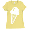ice cream cone funny Ladies Fitted T-Shirt