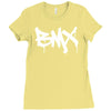 bmx graffiti Ladies Fitted T-Shirt
