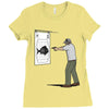 practice range Ladies Fitted T-Shirt