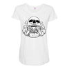 skull gamer 2 Maternity Scoop Neck T-shirt