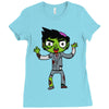 zombie (2) Ladies Fitted T-Shirt