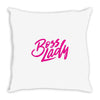 BOSS LADY Throw Pillow