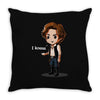 i know Throw Pillow
