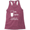 technically the glass is always full Racerback Tank