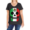 mexico till i die Ladies Curvy T-Shirt
