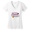 makeup to basketball Women's V-Neck T-Shirt