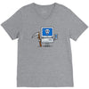 blue screen of death V-Neck Tee