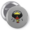 music duck Pin-back button