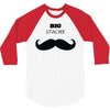 big stache 3/4 Sleeve Shirt