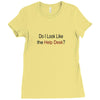 do i like the help desk Ladies Fitted T-Shirt