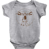 vitruvian robot Baby Onesie