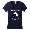 piscine t shirt personnalis&eacute; votre nom 8 ball arnaqueur Women's V-Neck T-Shirt