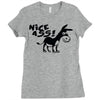 nice ass Ladies Fitted T-Shirt