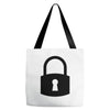 padlock Tote Bags