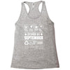 Born In September Racerback Tank