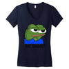 Pepe The Frog Women's V-Neck T-Shirt