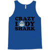 crazy lady shark Tank Top
