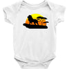 Mufasa and Simba Lion King Baby Bodysuit