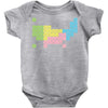 periodic table of america Baby Onesie