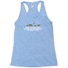 this t shirt was tested on dinosaurs Racerback Tank