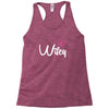 Wifey white Racerback Tank