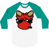 devil face 2 3/4 Sleeve Shirt