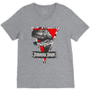 jurassic park raptor natural V-Neck Tee