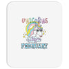 unicorns are born in february cute unicorn Mousepad