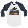 I Want To Leave 3/4 Sleeve Shirt